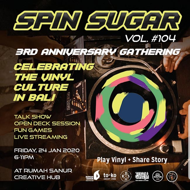 SPIN SUGAR Vol. #104 3rd Anniversary Gathering